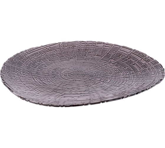 Изображение товара Сервировочная тарелка GIPFEL SPLIT 28 см, стекло, розовый 43204