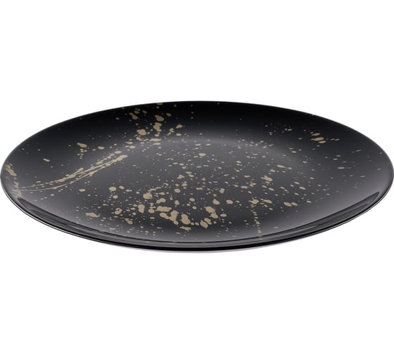 Изображение товара Сервировочная тарелка GIPFEL SPLASH 32 см, стекло, черный 43199