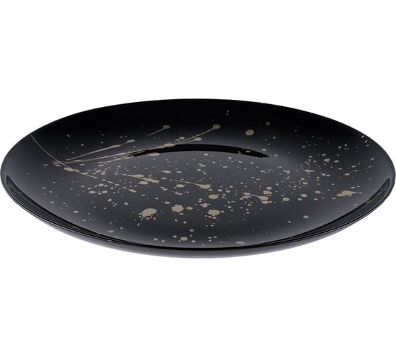 Изображение товара Сервировочная тарелка GIPFEL SPLASH 28 см, стекло, черный 43200