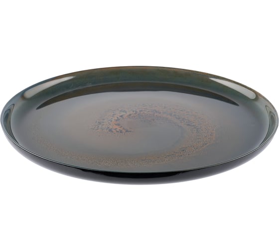 Изображение товара Сервировочная тарелка GIPFEL VORTEX 28 см, стекло, сине-зеленый 43213