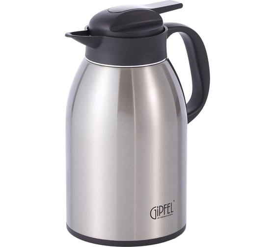 Изображение товара Термос-кофейник GIPFEL RUME 1800 мл, нержавеющая сталь 18/10, пластик, серебристый 51801
