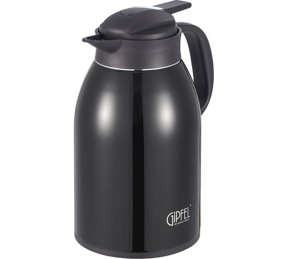 Изображение товара Термос-кофейник GIPFEL RUME 1800 мл, нержавеющая сталь 18/10, пластик, черный 51800