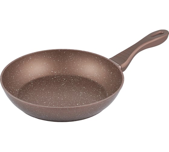 Изображение товара Сковорода WERNER FIRENZE 28x5,5см с индукционным дном, с двуслойным мраморным антипригарным покрытием Pfluon Marble. Материал: кованый алюминий. Толщина: 2,5мм 1782