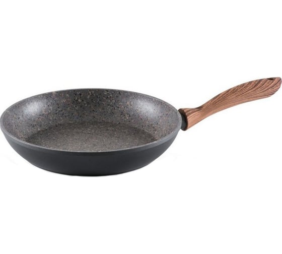 Изображение товара Сковорода WERNER AREZZO 26x5,3см с индукционным дном, с двуслойным мраморным антипригарным покрытием Pfluon Marble. Материал: кованый алюминий. Толщина: 2,5мм 1785