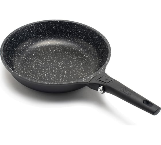 Изображение товара Сковорода GIPFEL MARINELLA 26x6 см, из литого алюминия, с индукционным дном, с премиальным 3-слойным антипригарным мраморным покрытием Whitford QuanTanium, cо съемной бакелитовой ручкой, 2.0/4.5 мм 0102