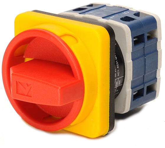 Изображение товара Трехфазный переключатель Emas управления двигателем 0-1 16А, 400В. PSA016AK341E