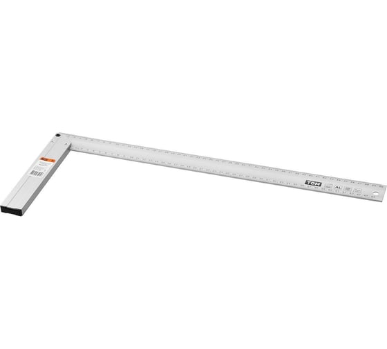 Изображение товара Угольник столярный TDM ELECTRIC 500 мм алюминиевый, усиленный, облегченная рукоятка, серия "Рубин" SQ1018-0515