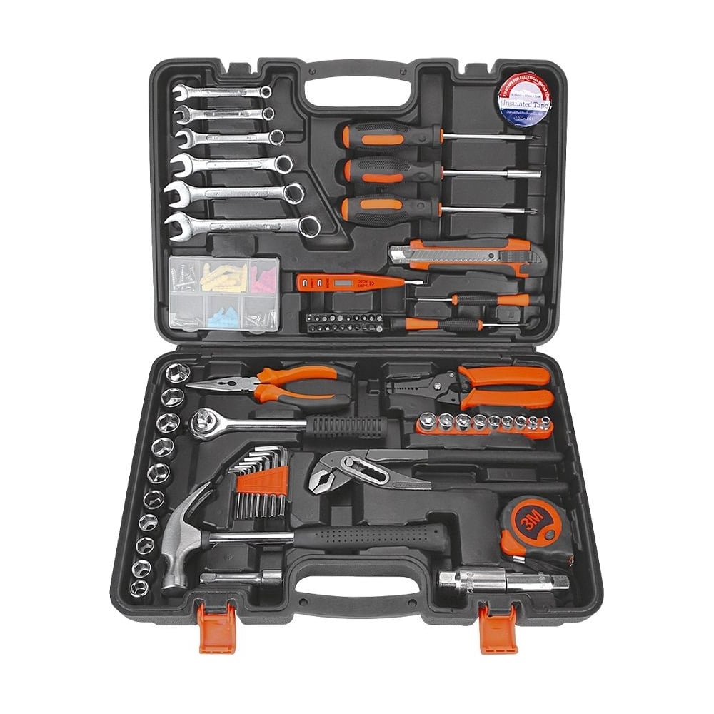 Изображение товара Набор инструмента EDON MHS-72 22901 72 предмета в кейсе для ремонта