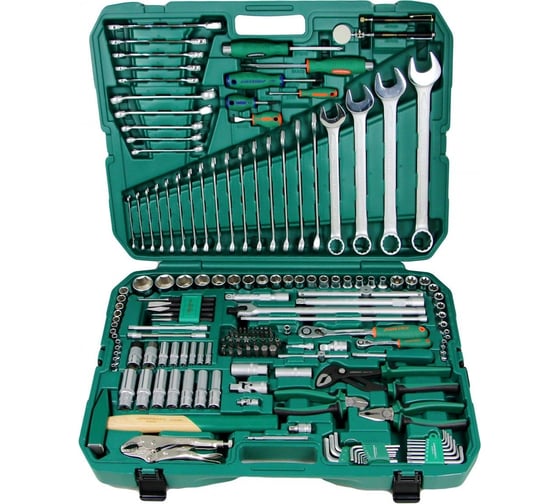 Изображение товара Универсальный набор инструмента Jonnesway S04H524179S 1/4", 1/2"DR, 179 предметов 046757