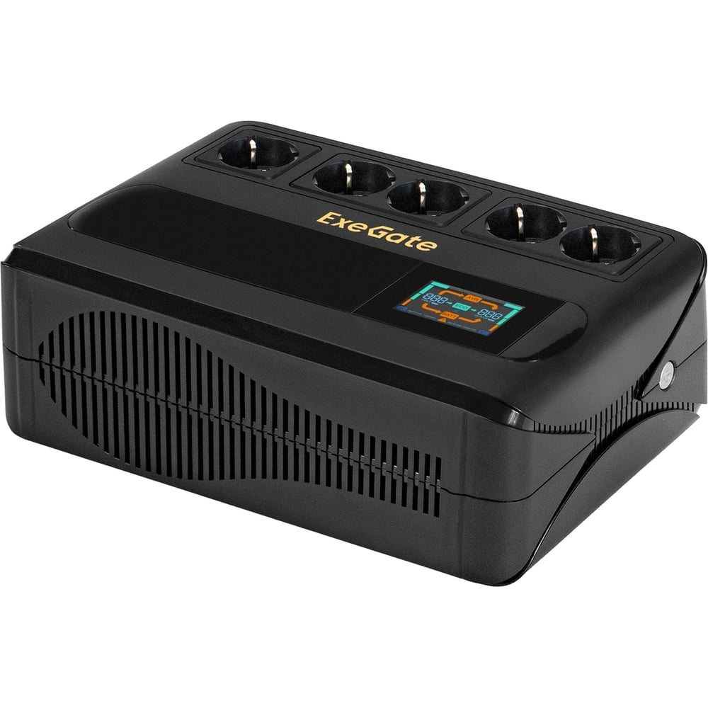 Изображение товара ИБП ExeGate NEO Smart BU-800 LCD AVR 5 Schuko 800VA 480W