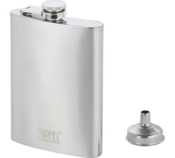 Изображение товара Фляга Gipfel GRINGO 220 мл, с воронкой, нерж. сталь Gipfel 51156