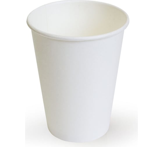 Изображение товара Стакан бумажный Papperskopp БЕЛЫЙ ''PPS'' 500 мл, D90 мм, 1-слойный, для горячих напитков, 50 шт ОП-500109