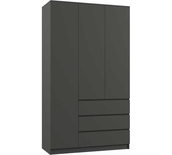 Изображение товара Шкаф Woodville Мадера ШМ 1200 ЛДСП графит новый 520909