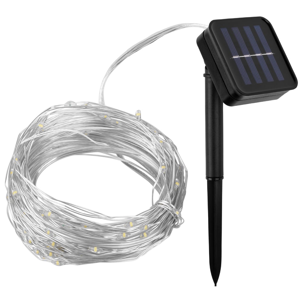 Изображение товара Гирлянда TDM ELECTRIC CCГ-112 Роса на солнечной батарее 10 м 100 LED теплый белый