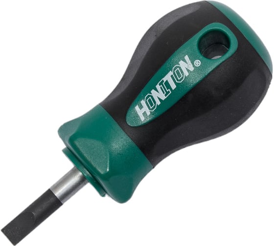 Изображение товара Отвертка шлицевая короткая 5.5 мм x 25 мм HONITON SD-J102555 В0000000170610