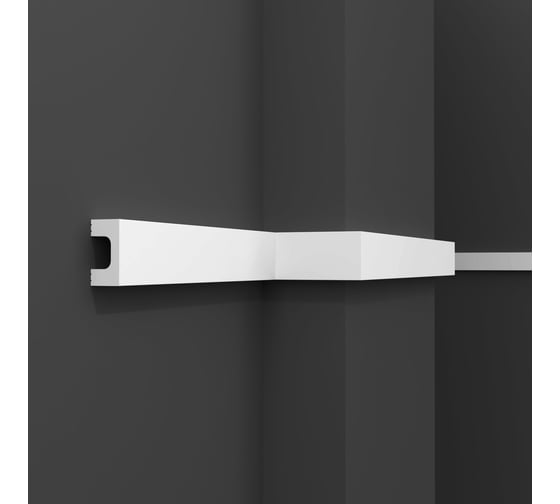 Изображение товара Декоративные бруски/рейки ПРАЙМДЕКОР IX профиль B40, из HiXPS серия iX, 2 м 22700