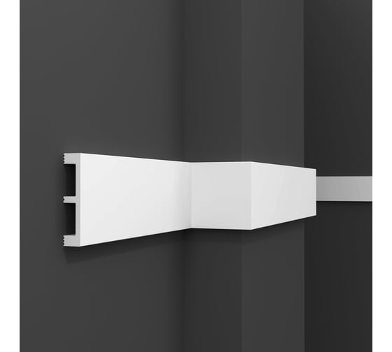 Изображение товара Декоративные бруски/рейки ПРАЙМДЕКОР IX профиль B80, из HiXPS серия iX, 2 м 22800