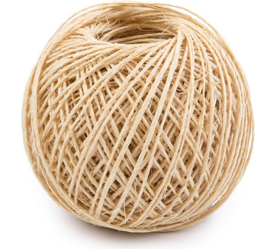 Изображение товара Шпагат сизалевый Gamma ШС2 100% сизаль, 1 мм, 109 ярд, 100 м, суровый 712130