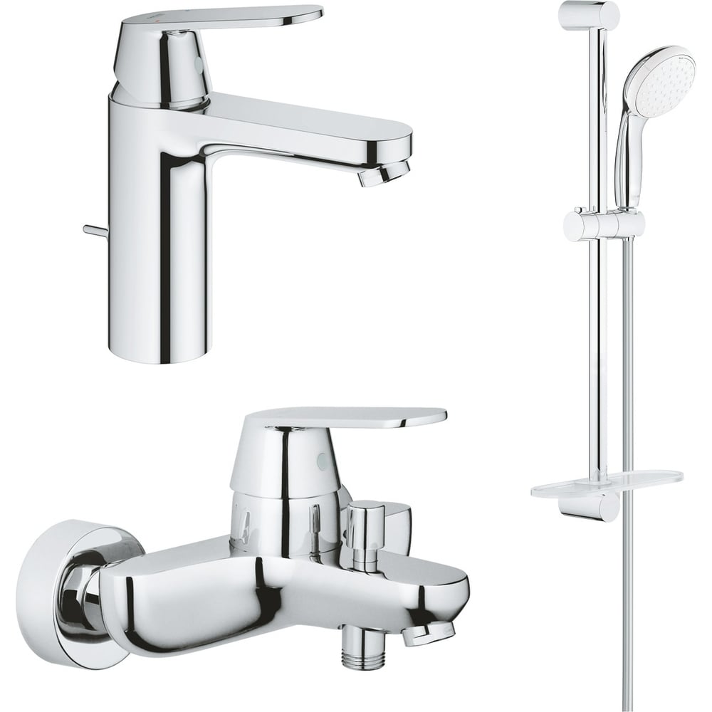 Изображение товара Набор для ванны Grohe Eurosmart Cosmopolitan - стильный и надежный стильный комплект
