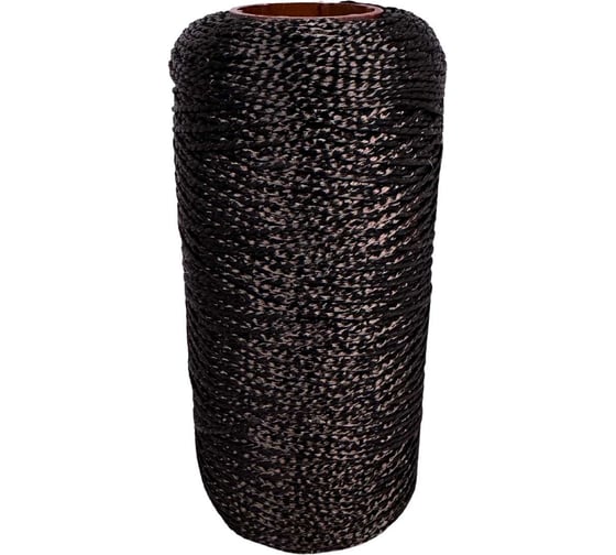 Изображение товара Нить крученая полипропиленовая обувная ООО Оптхозторг 380 ТЕКС 500 м черный 02125003