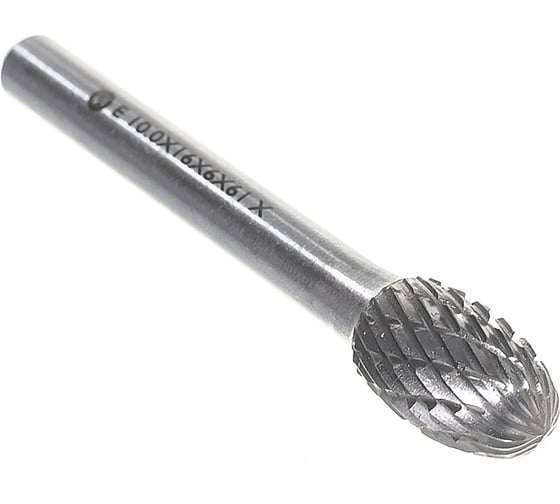 Изображение товара Борфреза овальная (10х16х6х61 мм; ВК8; E10; 16Х06) ИНСТУЛС 00001337667