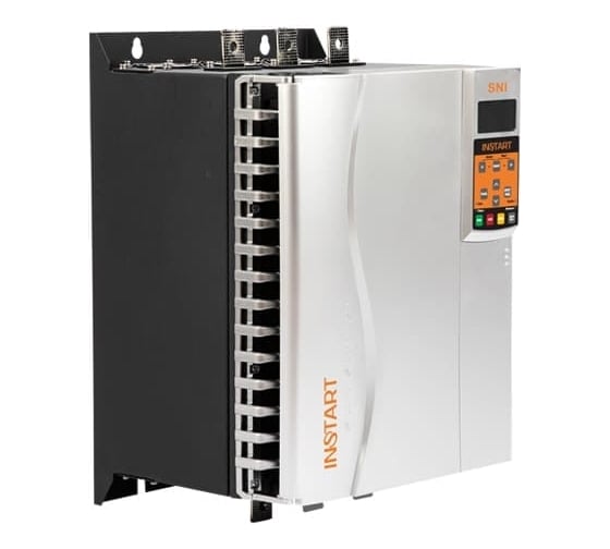 Изображение товара Устройство плавного пуска INSTART SNI-115/220-04 PROFIBUS, 115кВт 220А 3ф 342-440В, IP00, контактор встроен, панель LCD IP55 выносная русскоязычная 00131349