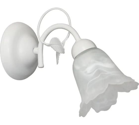 Изображение товара Светильник настенный ЭЛЕТЕХ Мотив 511 бел.муар (Плафон 62333) НББ 01-60-125 Е14 1005405011