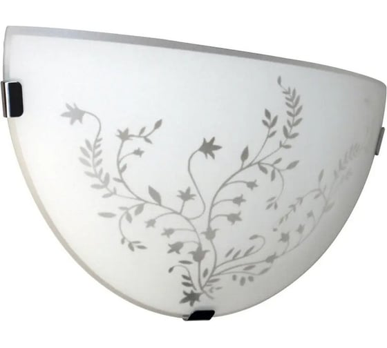 Изображение товара Светильник настенный ЭЛЕТЕХ Нежность 300/2 НББ 21-60 М19 матовый белый 1005206077