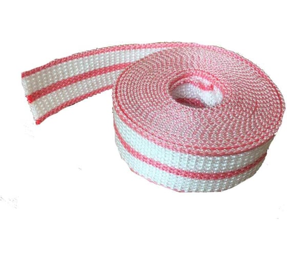 Изображение товара Лента ПП СИБШНУР h-50 мм, №3, СТРОПА, 5 м, в термоупаковке 80011