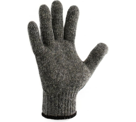 Изображение товара Перчатки полушерстяные Сибшнур серые 55 гр 101