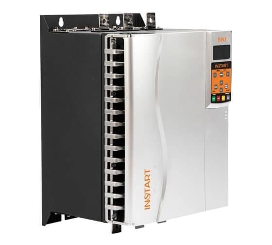 Изображение товара Устройство плавного пуска INSTART SNI-185/360-04 PROFIBUS, 185кВт 360А 3ф 342-440В, IP00, контактор встроен, панель LCD IP55 выносная русскоязычная 00131649