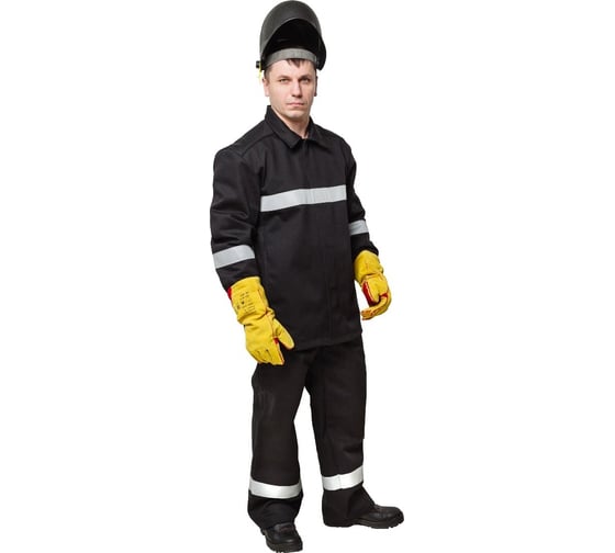 Изображение товара Костюм сварщика мужской летний КСв 124w 3 класс защиты, размер 96-100, рост 170-176 УТ-3633 OOO "Спецпошив" 4680090267185