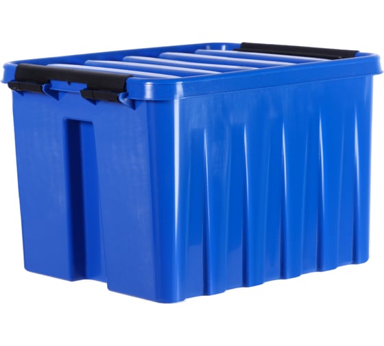 Изображение товара Контейнер с крышкой HONEYCOMB 210x170x140, 3,5 л, синий M-003-00.06n