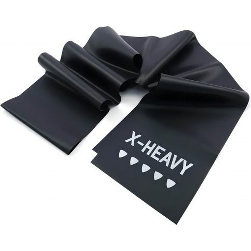 Ленточный амортизатор LivePro Latex Resistance Band максимальное сопротивление, черный Pro NL LP8415-XL-BK 00-00-00