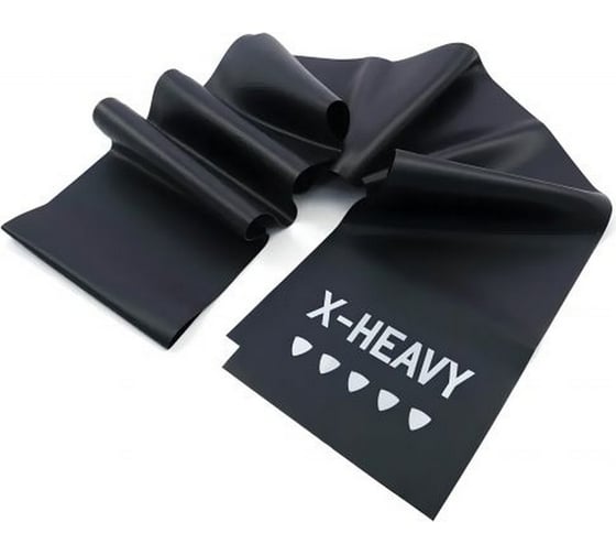 Изображение товара Ленточный амортизатор LivePro Latex Resistance Band максимальное сопротивление, черный Pro NL LP8415-XL-BK 00-00-00