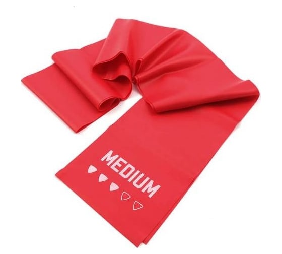 Изображение товара Ленточный амортизатор LivePro Latex Resistance Band среднее сопротивление, красный NL LP8415-M-RD 00-00-00
