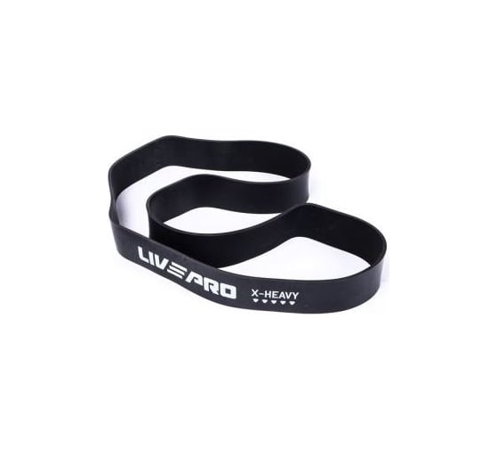 Изображение товара Ленточный амортизатор LivePro SuperBand очень высокое сопротивление, черный NL LP8410-XL-BK 00-00-00