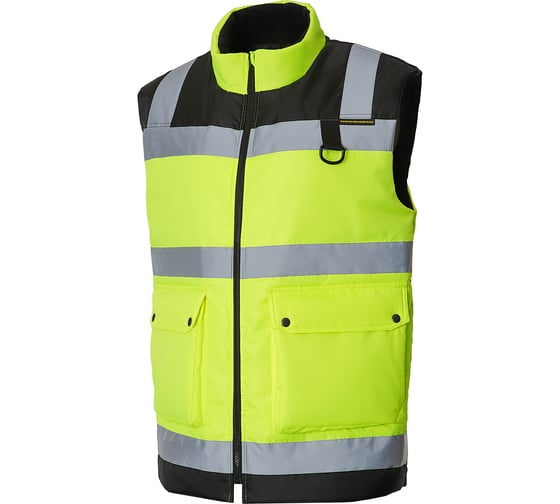 Изображение товара Жилет СОЮЗСПЕЦОДЕЖДА СПЕКТР утепленный лимон, черный 44-46 M 2000000256221