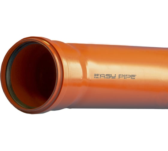 Изображение товара Труба НАРУЖ.110х3,4х2000 раструб в длине Политэк () 20001102л