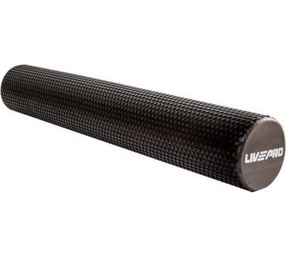 Изображение товара Массажный ролл LivePro EVA Foam Roller 90x15 см, черный NL LP8230-90 BK-90-15