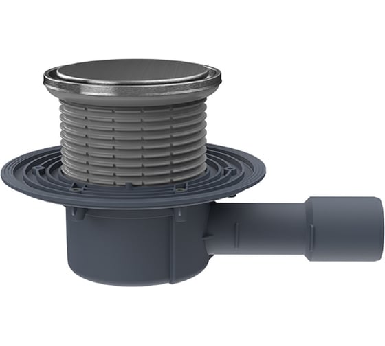 Изображение товара Трап с горизонтальным выходом HL с круглой решеткой, DN40/50 510NR