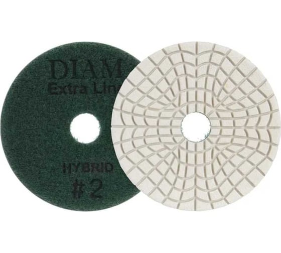 Изображение товара Алмазный гибкий шлифовальный круг Step-3 #2 АГШК 100x3 мм Master Line Hybrid (сухая/мокрая) Diam 000719