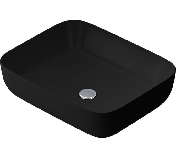 Изображение товара Раковина накладная AM.PM Func прямоугольник, 51 см, цвет черный матовый M8FWCC10510BM