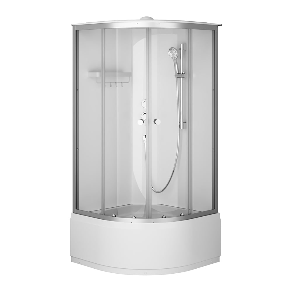 Изображение товара Душевая кабина AM.PM X-Joy Deep 90x90 с раздвижными дверями и высоким поддоном