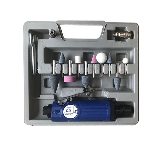 Изображение товара Шлифмашина прямая цанговая пневматическая ПНЕВМО-ТРЕЙД PT-SDG622000K