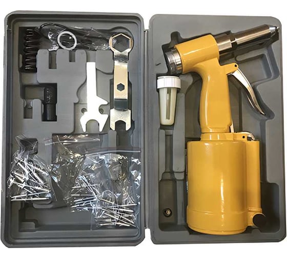 Изображение товара Пневмо-гидравлический заклепочник для вытяжных заклепок ПНЕВМО-ТРЕЙД PT-AR2448K