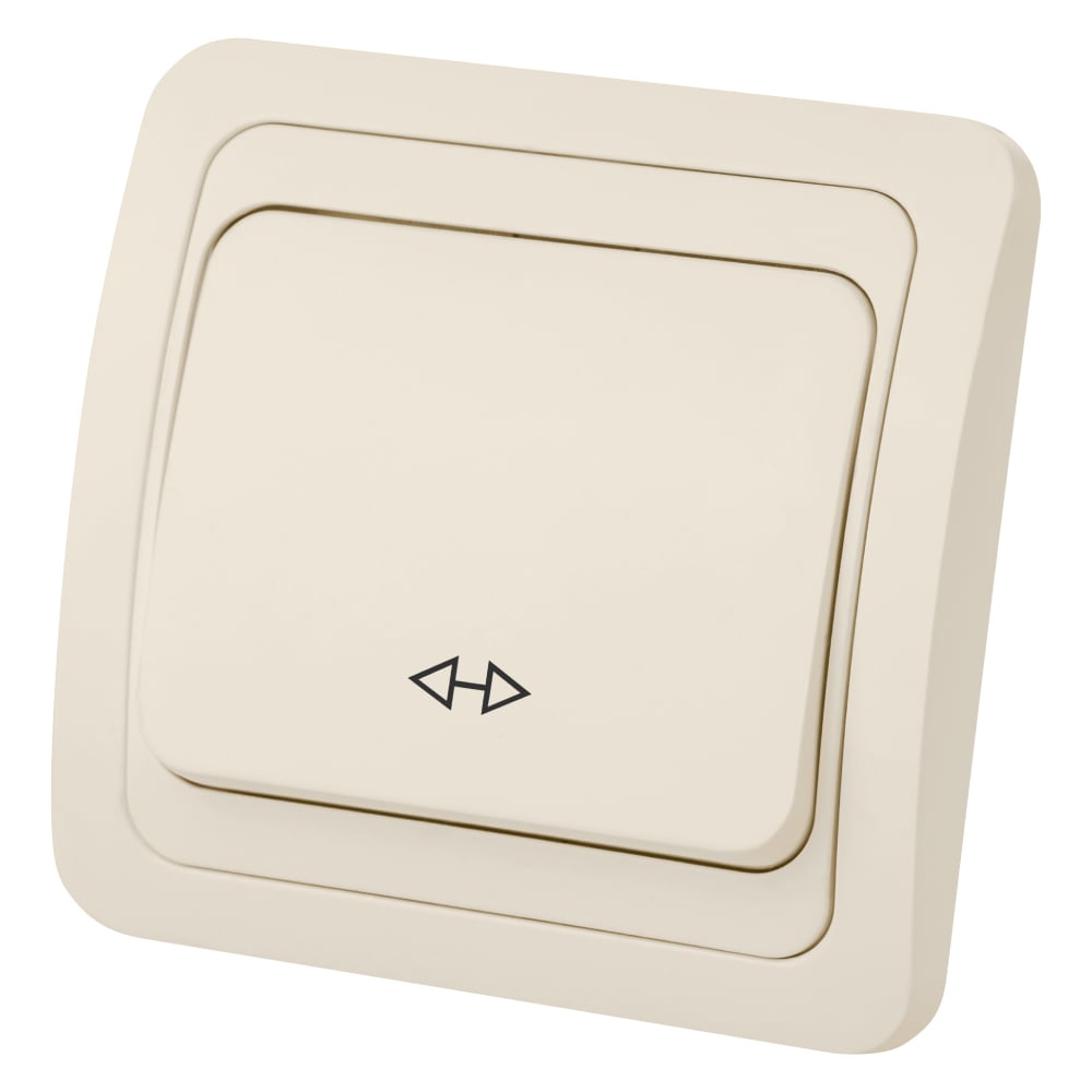 Изображение товара Перекрестный выключатель TDM ELECTRIC Валдай 10А кремовый