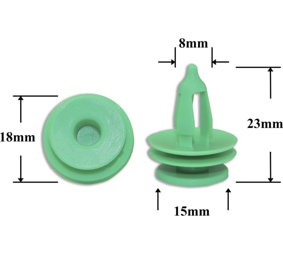 Изображение товара Автокрепеж для Chevrolet Daewoo GM Opel 10 шт 6503204 КрепАвто 0984