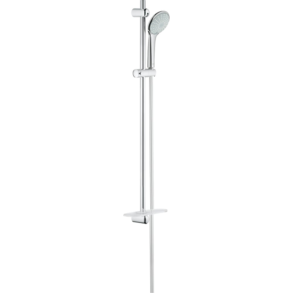 фото Душевой гарнитур grohe euphoria 110 duo с полочкой, полу-фиксированные крепления 27225001