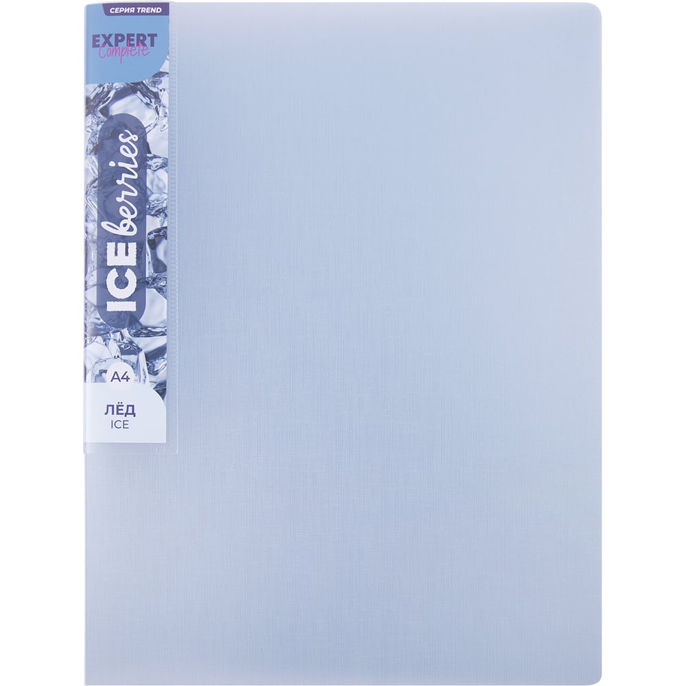 Изображение товара Папка с пружинным скоросшивателем Expert Complete Trend ICEberries А4 700 мкм лёд